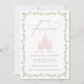 Her Royal Fiveness Princess 5th Birthday Party 招待状 (正面)