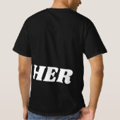 HER Tシャツ[CC - CatCow] Tシャツ (裏面)