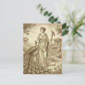Hera Greek Goddess Postcard ポストカード (スタンド正面)