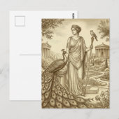 Hera Greek Goddess Postcard ポストカード (正面/裏面)