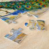 Hera with Peacock and Pomegranate Scepter in Templ ジグソーパズル (側面)