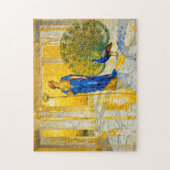 Hera with Peacock and Scepter in Grand Temple Hall ジグソーパズル (縦)