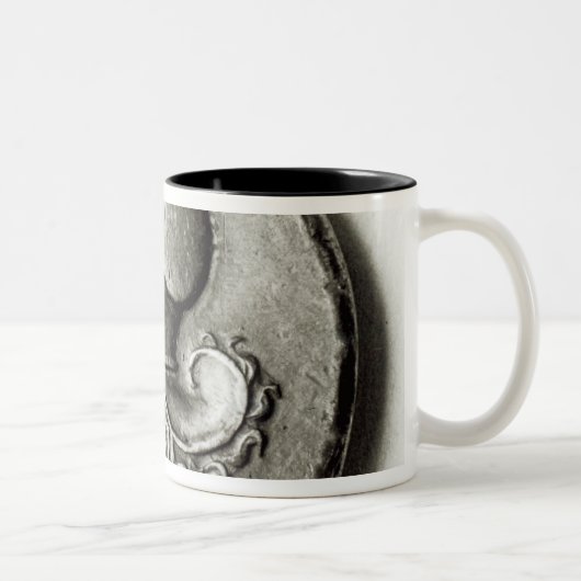 HeraclesのDidrachma: obverse描写のアテーナー ツートーンマグカップ (右)