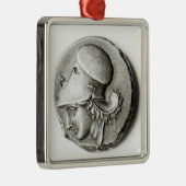 HeraclesのDidrachma: obverse描写のアテーナー メタルオーナメント (右)