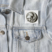 HeraclesのDidrachma: obverse描写のアテーナー 缶バッジ (インサイチュ)