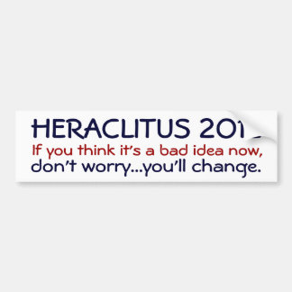 Heraclitus 2012年 バンパーステッカー