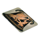 Herakles Agging、詳細from an Attic red-figu マグネット (右側)