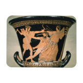 Herakles Agging、詳細from an Attic red-figu マグネット (横)