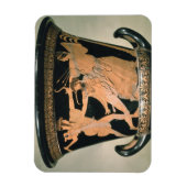 Herakles Agging、詳細from an Attic red-figu マグネット (縦)