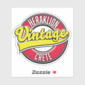 Heraklion Creteトラベルロゴ シール (シート)