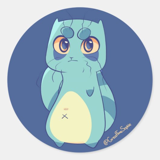 HERALDスタンプ ラウンドシール (正面)