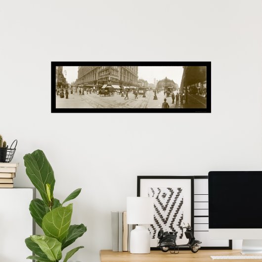 Herald Square, NYC写真1907 ポスター (ホームオフィス)