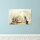 Heraldicのデザイン、「Art and Industry」から発行 キャンバスプリント (インサイチュ (ウッドフロア))