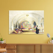 Heraldicのデザイン、「Art and Industry」から発行 キャンバスプリント (インサイチュ (リビング))