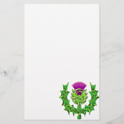 Heraldicアザミ 便箋 (正面)