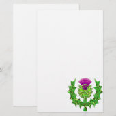 Heraldicアザミ 便箋 (正面/裏面)