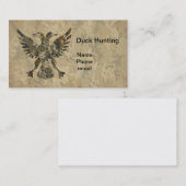 Heraldicアヒル 名刺 (正面/裏面)