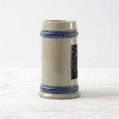 Heraldicスタイルのユニコーンステイン ビールジョッキ (中央)