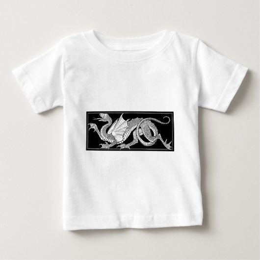 heraldicドラゴン ベビーTシャツ (正面)