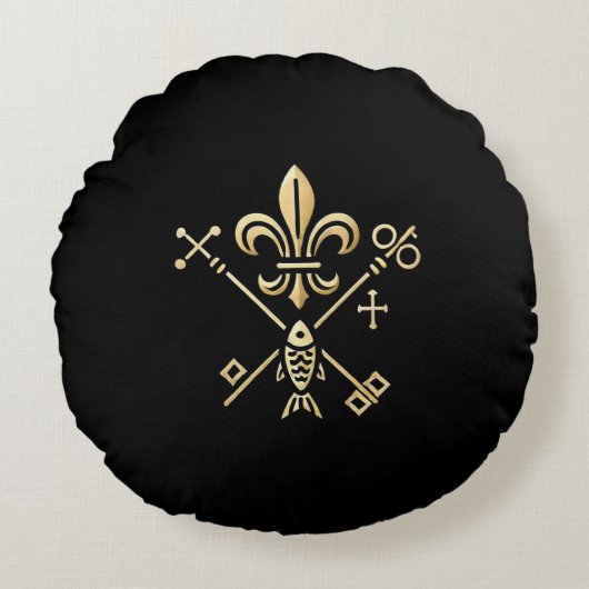 Heraldische Symbole  ラウンドクッション (正面)