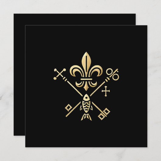 Heraldische Symbole  招待状 (正面/裏面)