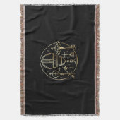 Heraldisches Symbol Papst スローブランケット (正面縦)