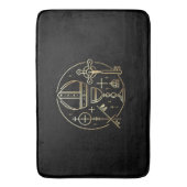 Heraldisches Symbol Papst バスマット (正面縦)