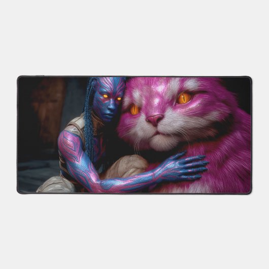 Heralds of the Last Resistance - Synthia & Muir デスクマット (正面)