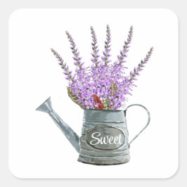  Herb Floral Sweet Bunch スクエアシール