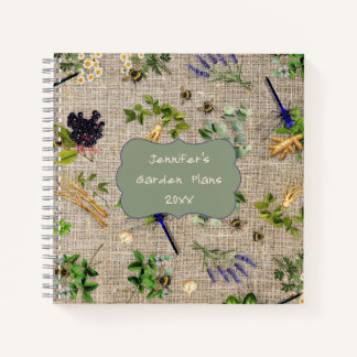 Herb Garden Homestead Custom Notebook ノートブック