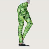Herb - Reggae Rasta - Power Yoga Leggings レギンス (右)