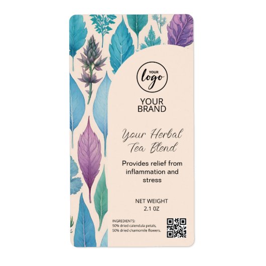 Herbal Blendのビジネス製品ラベル ラベル (正面)