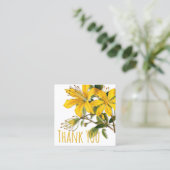 Herbal Business Discountのお客様ありがとうございます スクエア名刺 (スタンド正面)