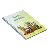 Herbal Jars Growers Personalized Garden Journal ノートブック (右側)