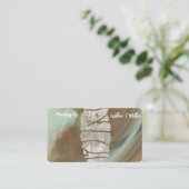 Herbal、White Sage、Healer、霊気、名刺 名刺 (スタンド正面)