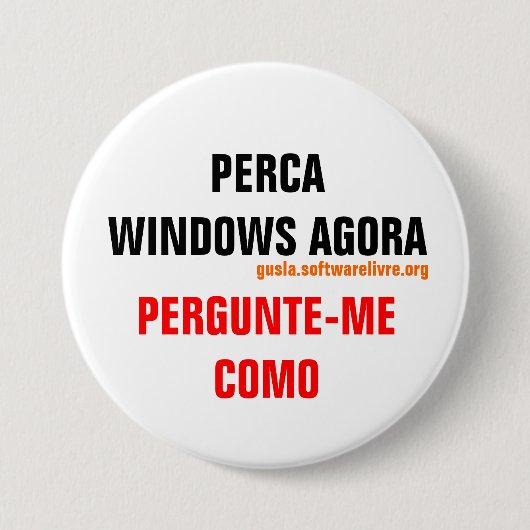 Herbalinux 缶バッジ (正面)