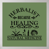 herbalist because healing ポスター (正面)