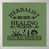herbalist because healing ポスター (正面)