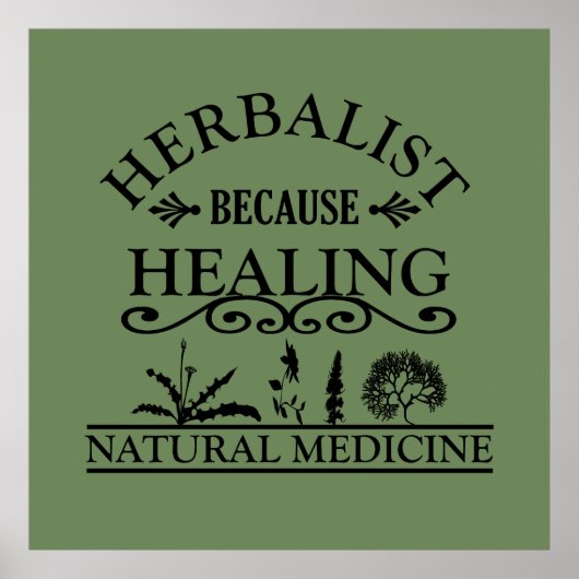 herbalist because healing ポスター (正面)