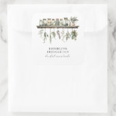 Herbalist Botanical Apothecary Product  スクエアシール (バッグ)