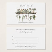 Herbalist Gift Certificate (正面&裏面)