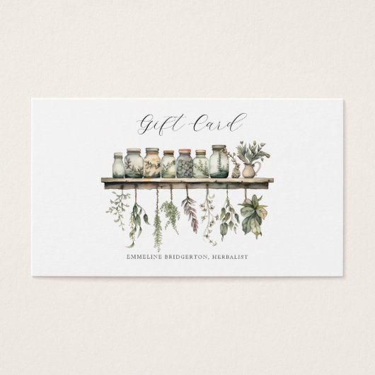 Herbalist Gift Certificate (正面)