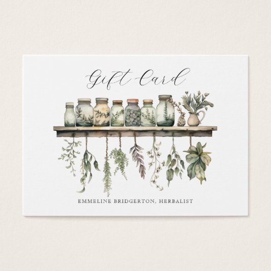 Herbalist Gift Certificate  (正面)