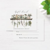 Herbalist Gift Certificate  (デスク)