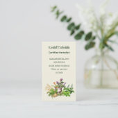 Herbalist Natural Healer Business Cards 名刺 (スタンド正面)