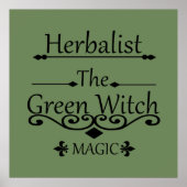herbalist the green witch magic ポスター (正面)