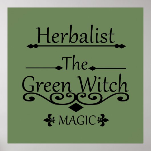herbalist the green witch magic ポスター (正面)