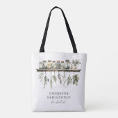 Herbalist Watercolor Tote トートバッグ (裏面)