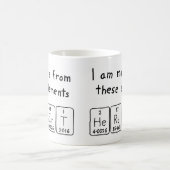 Herbert定期表名mug コーヒーマグカップ (中央)