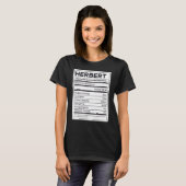 Herbert栄養情報問題解決Har Tシャツ (正面フル)